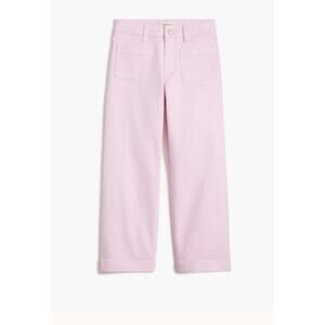 NEW Crewcuts Girls Pants Jeans Size 4 Pink Stretch Patch Pockets